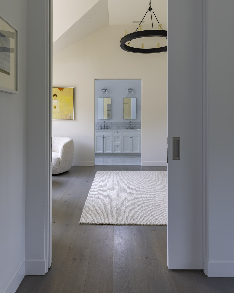 Photo of construction by Ronald Webb Builder.